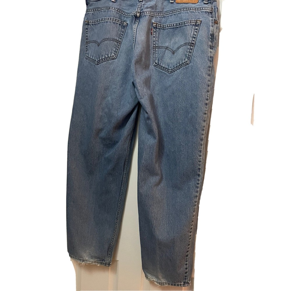 VINTAGE MENS Levi’s 560 Jeans Comfort Fit Straight Leg Size 40x32;Waist 40 In 32 - Picture 5 of 14